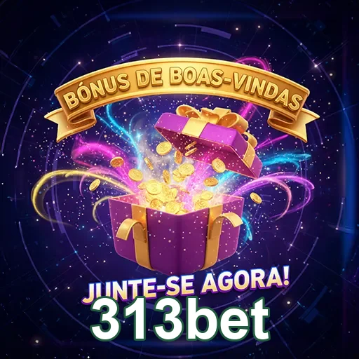 Imagem promocional do 313bet destacando bônus exclusivo, do site 313bet, com cores vibrantes e elementos de apostas.