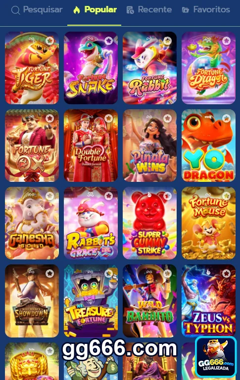 Diversão em slots populares na plataforma gg666.com